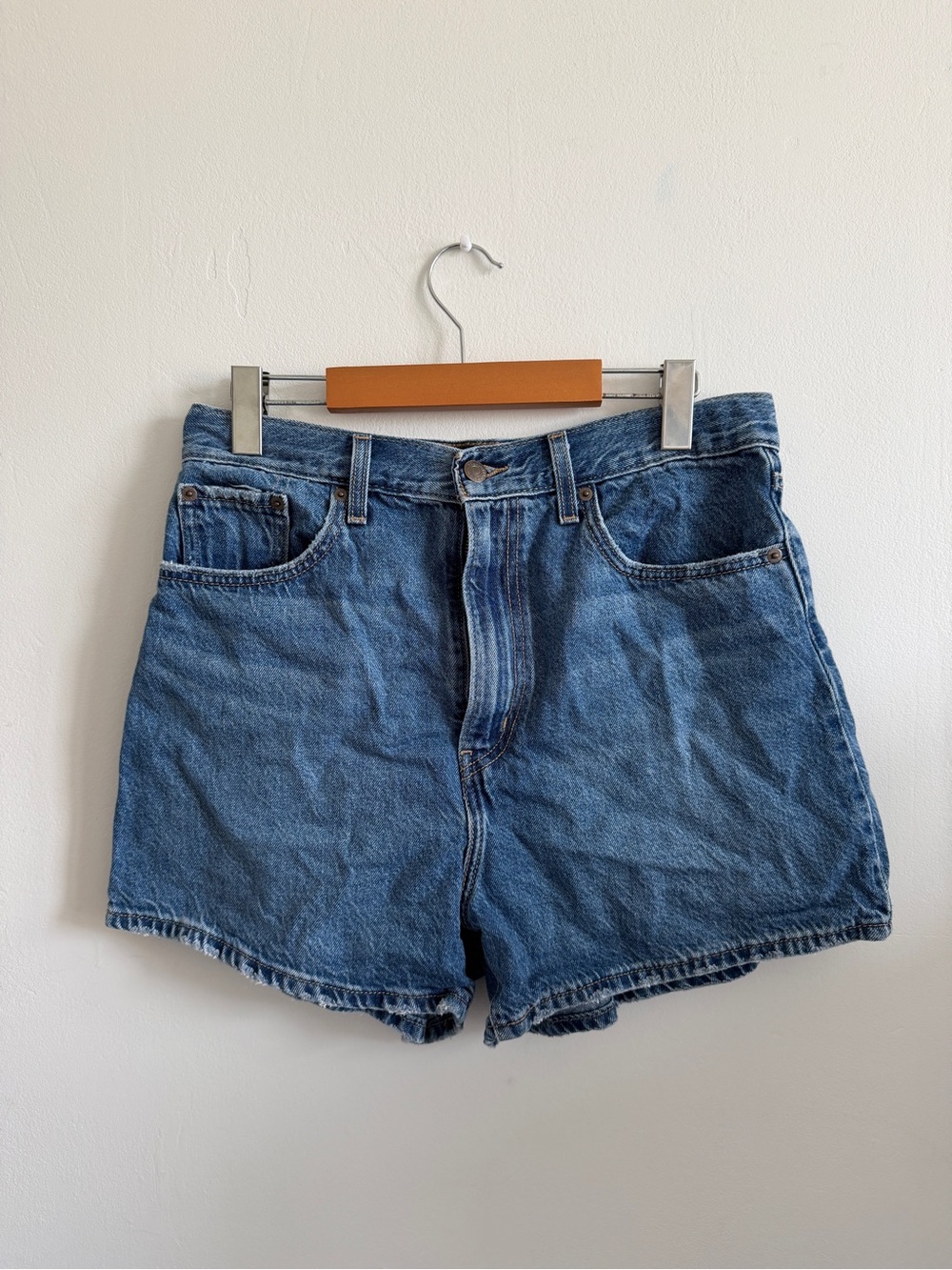 Levi's Vintage Blue High-Rise Denim Shorts